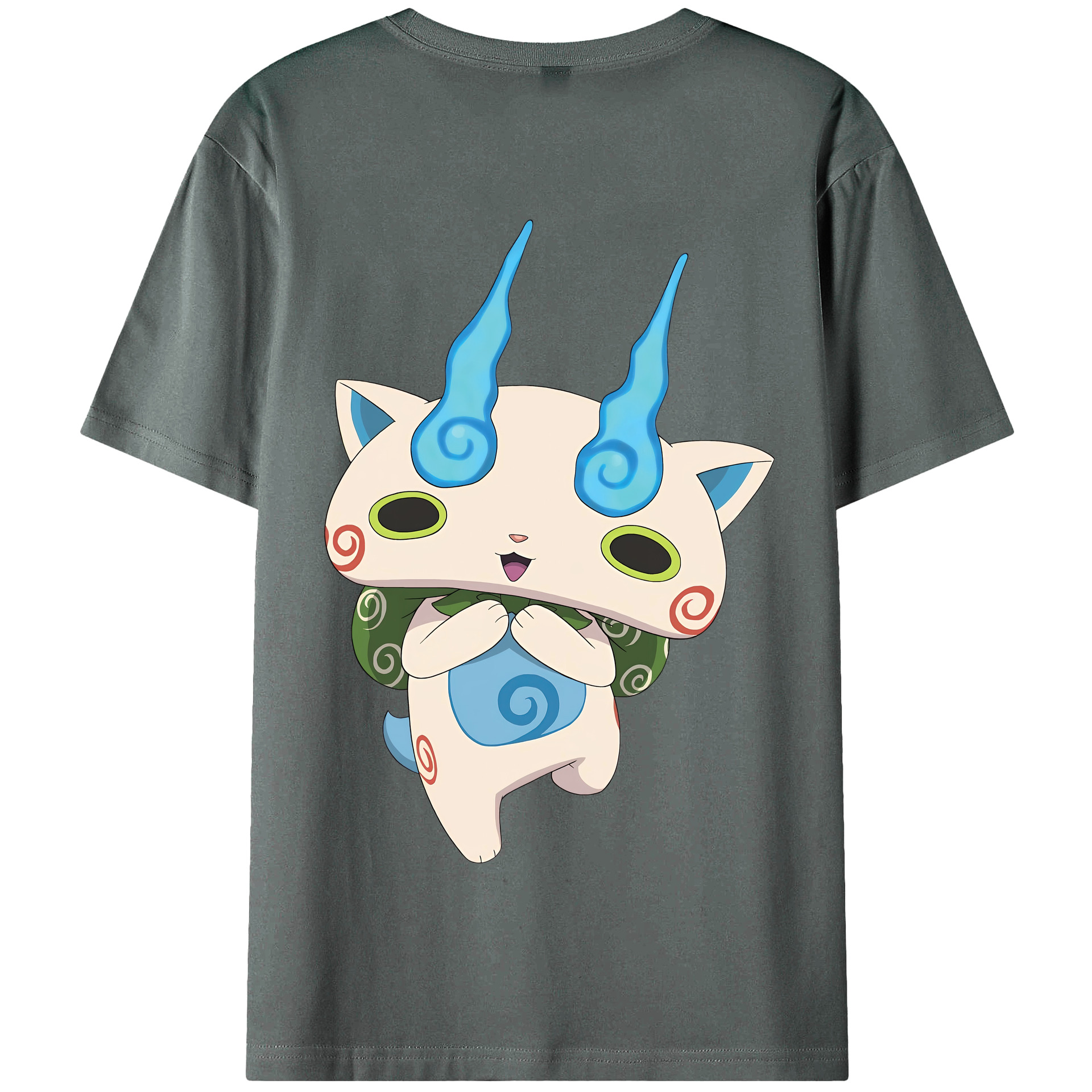 （画像用） 妖怪ウォッチ Yo-kai Watch 綿100％半袖Tシャツ（背面プリント）
